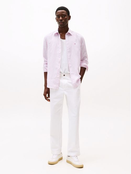 CAMISA LINEN ESSENTIAL STRIPE RF SHIR