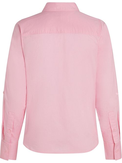BLUSA CO POPLIN LS ROLL-TAB SHIRT