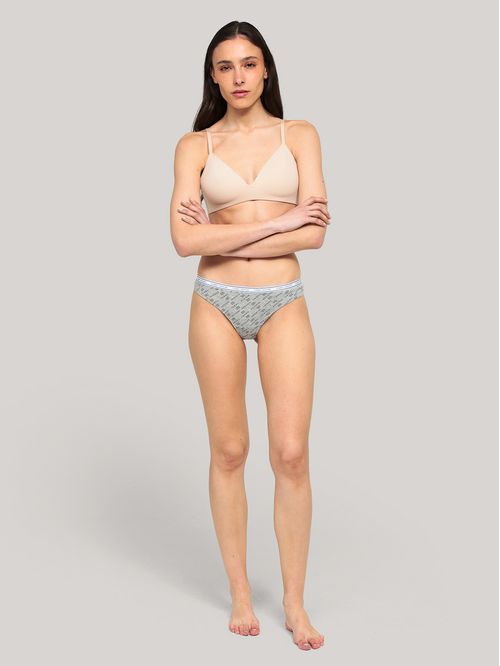 CALZON CLASSIC COTTON LOGO BAND THONG