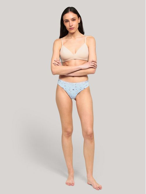 CALZON CLASSIC COTTON LOGO BAND THONG