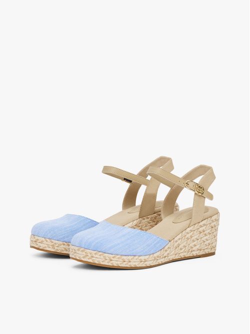 ALPARGATAS CHAMBRAY MID WEDGE ESPAD