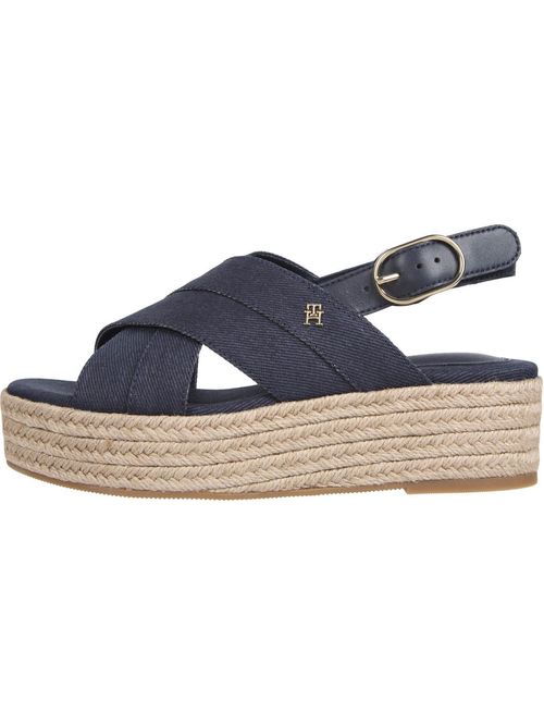 ALPARGATAS DENIM ESPADRILLE PLATFORM SAND