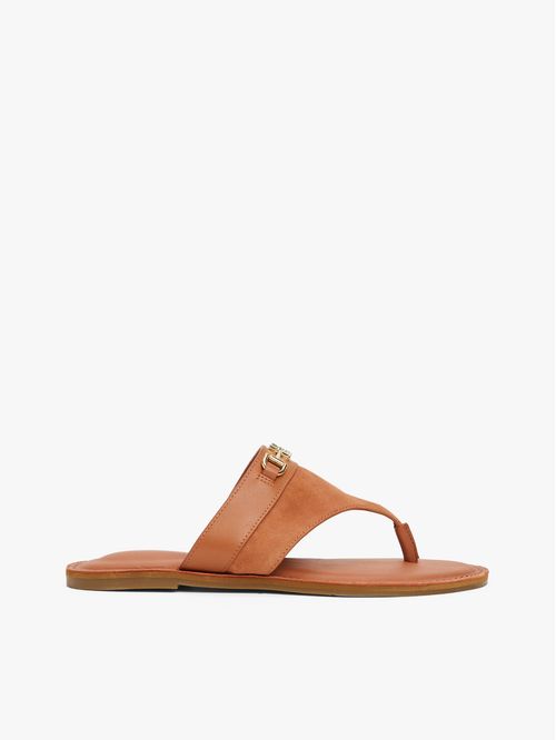SANDALIAS MIXED LEATHER HORSEBIT THONG