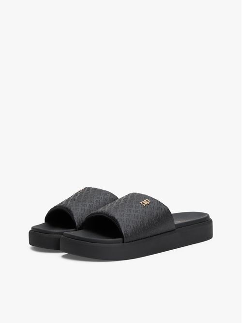SANDALIAS PLATFORM MONOGRAM POOLSLIDE