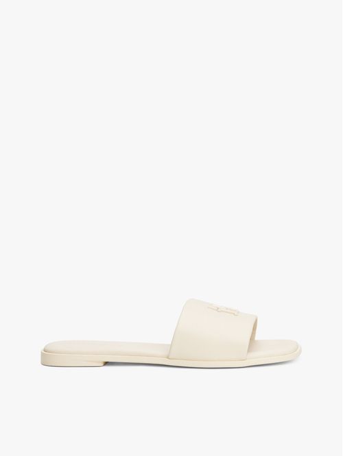 SANDALIAS TH LOGO HARDWARE LEATHER MULE