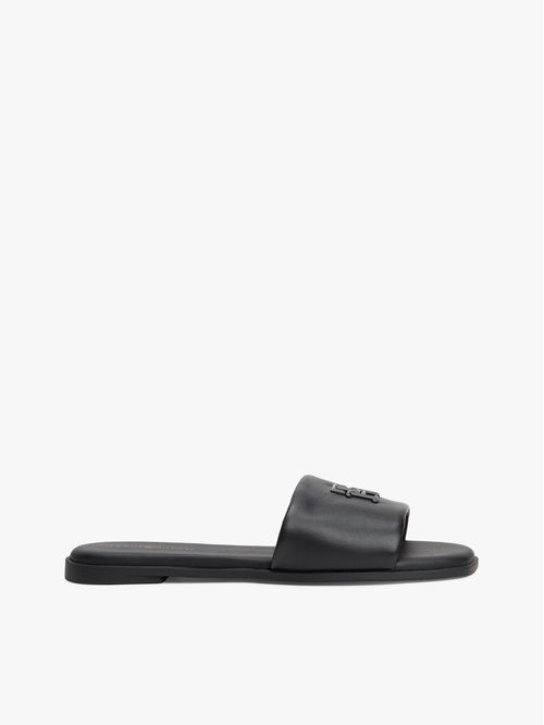 SANDALIAS TH LOGO HARDWARE LEATHER MULE