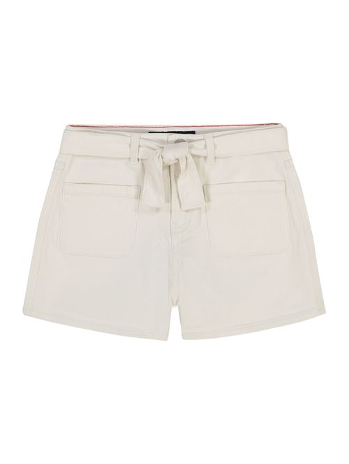 SHORT TH BELTED DENIM SHORT