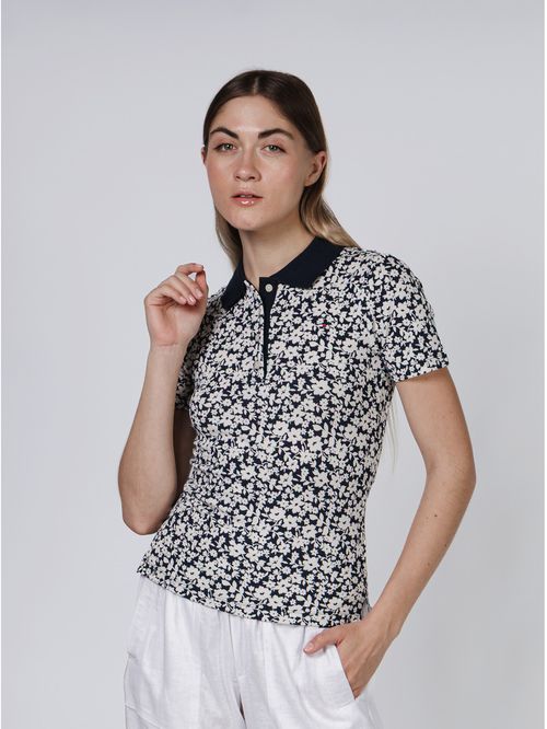 POLO HERITAGE AOP SLIM PIQUE POLO S