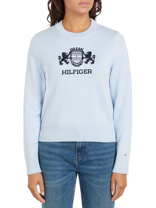 SWEATER LOGO C-NECK SWEATER LS TH