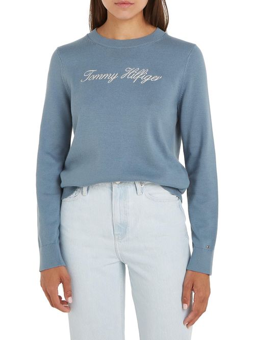 SWEATER IM FLAG SCRIPT C-NK SWEATER