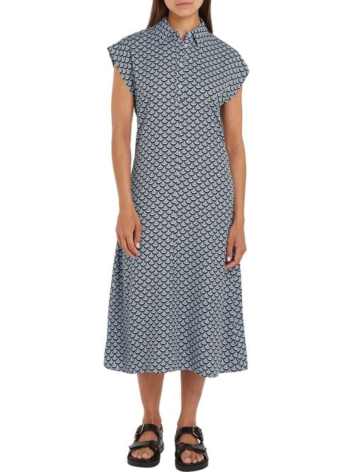 VESTIDO SMALL SEAL SS MIDI DRESS