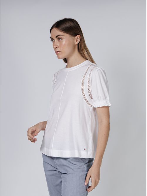 CAMISETA SLD LACE DTL TEE