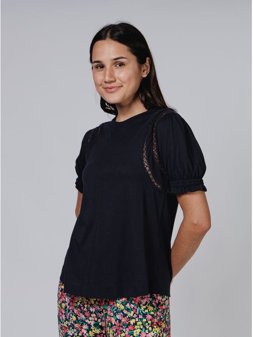 CAMISETA SLD LACE DTL TEE