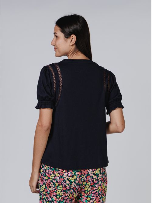 CAMISETA SLD LACE DTL TEE