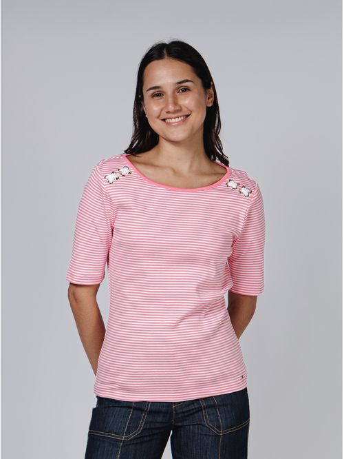 CAMISETA STRP LCE S/S TOP