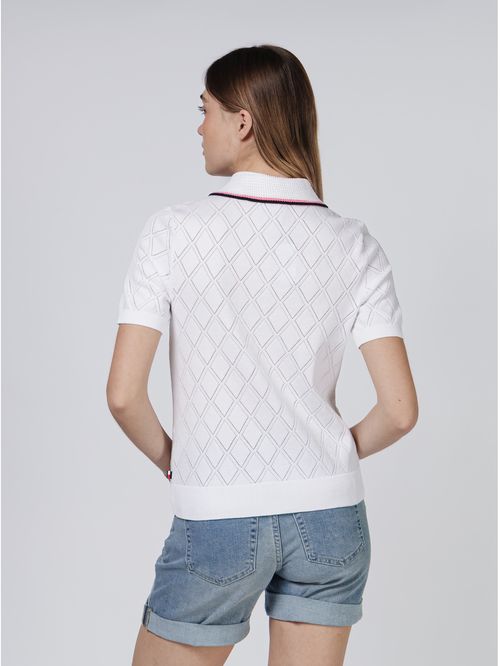 SWEATER DBL PNTL DNMD POLO SWTR