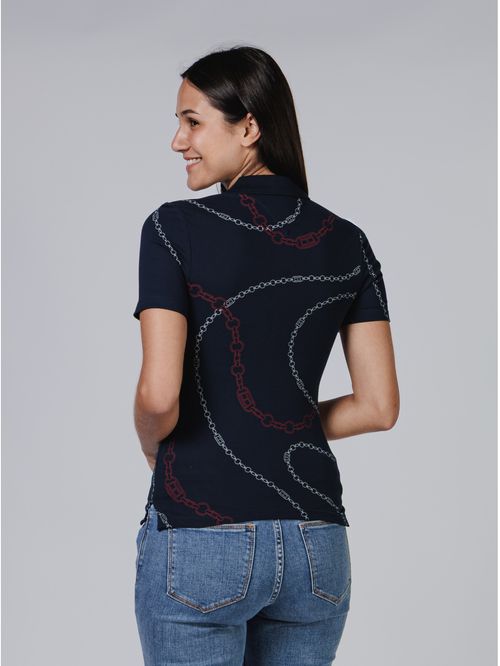 POLO HERITAGE AOP SLIM PIQUE POLO S