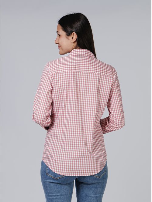 BLUSA GINGHAM REGULAR LS SHIRT