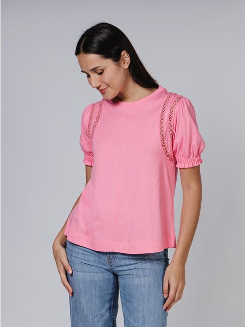 CAMISETA SLD LACE DTL TEE