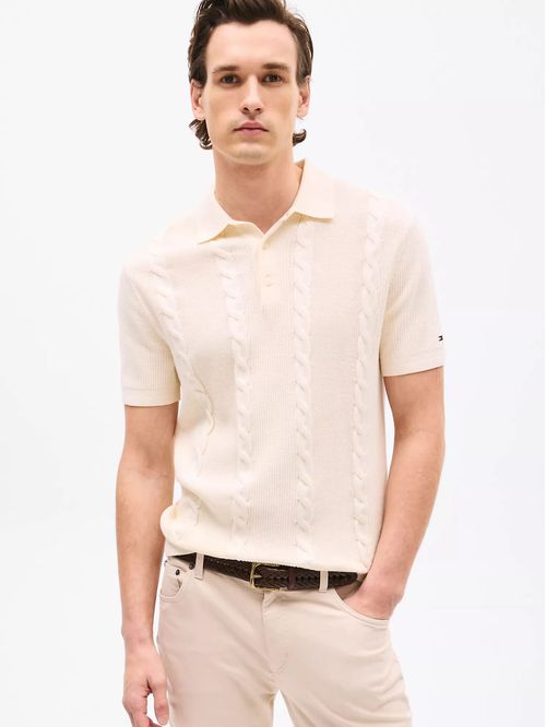 SWEATER M DC CABLE POLO TH