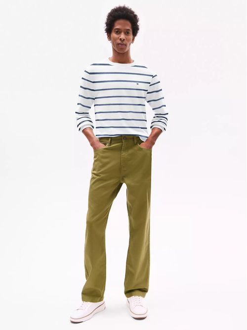 SWEATER M MARINER STRIPED CREW SWEATER TH