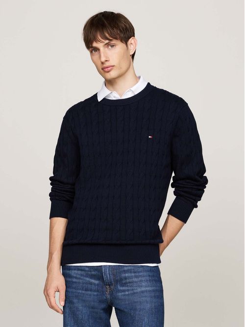 SWEATER CLASSIC CABLE CREW NECK TH