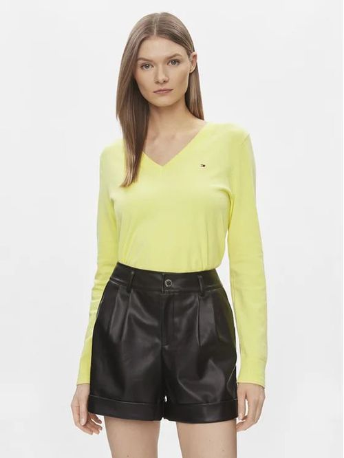 SWEATER CO JERSEY STITCH V-NK SWEATER