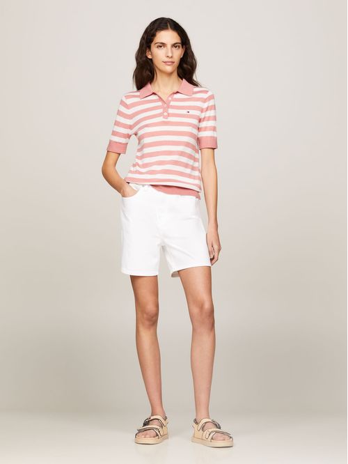 POLO CO LYOCELL BUTTON POLO SS SWT