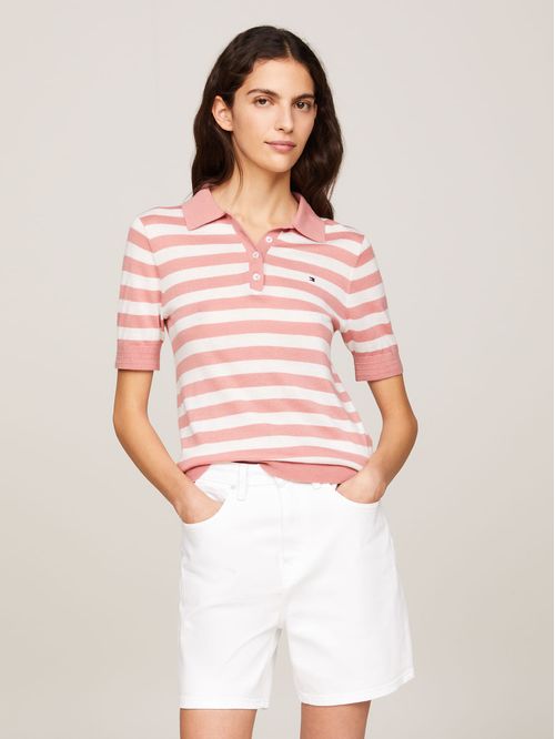 POLO CO LYOCELL BUTTON POLO SS SWT