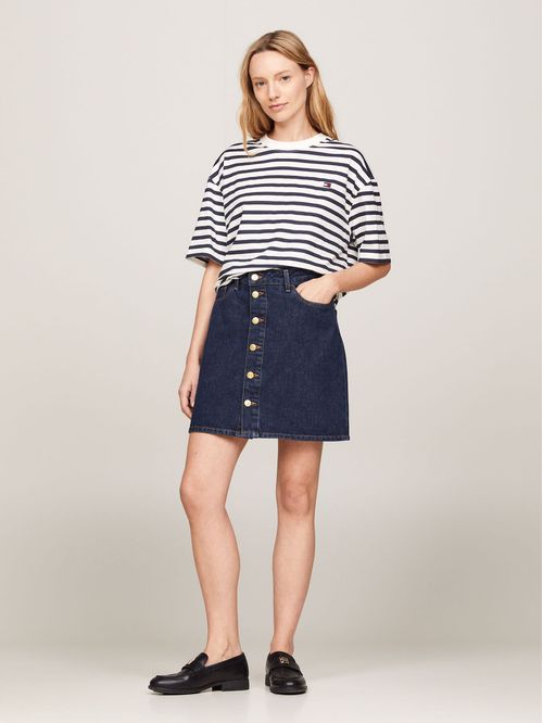 CAMISETA M/C MODERN REG STRIPE C-NK SS TH