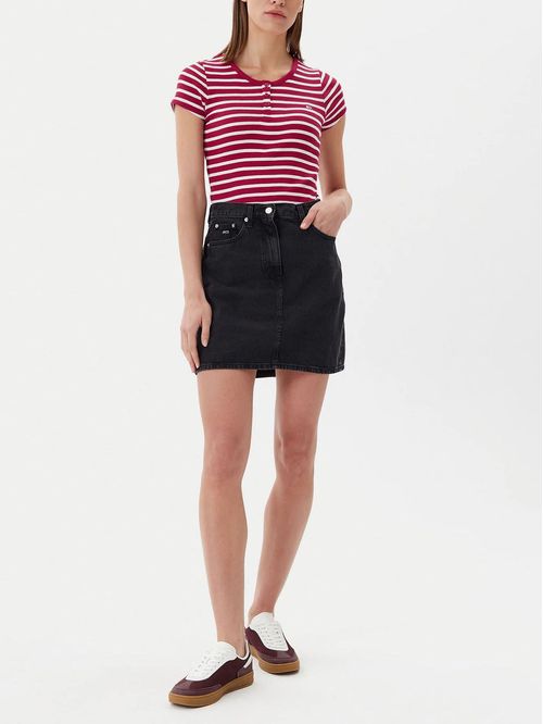 CAMISETA TJW SLIM BUTTON RIB C-NECK SS