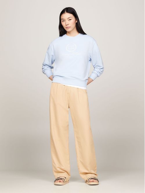 SWEATSHIRT REG FLAG SCRIPT CNK SWTSHRT