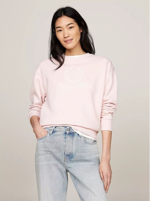 SWEATSHIRT REG FLAG SCRIPT CNK SWTSHRT