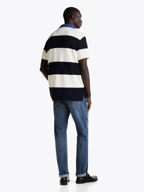 POLO RUGBY STRIPE RELAXED POLO TH