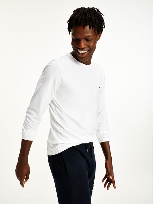 CAMISETA TOMMY LOGO LONG SLEEVE TEE TH