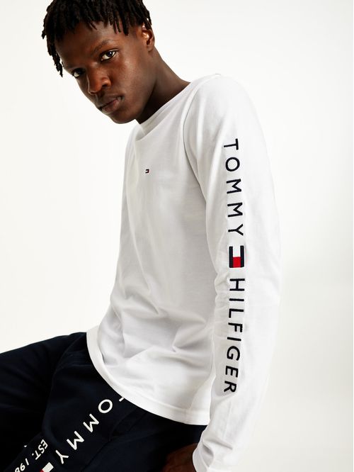 CAMISETA TOMMY LOGO LONG SLEEVE TEE TH