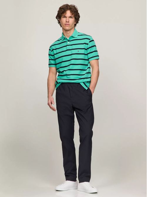 POLO REG FIT REFINED STRIPE POLO