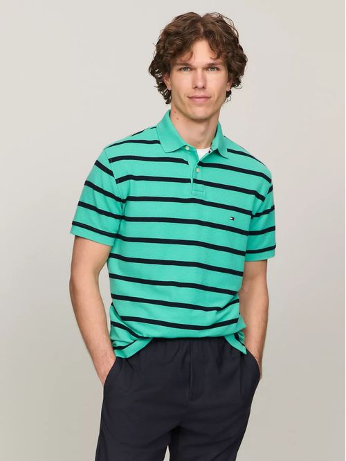 POLO REG FIT REFINED STRIPE POLO