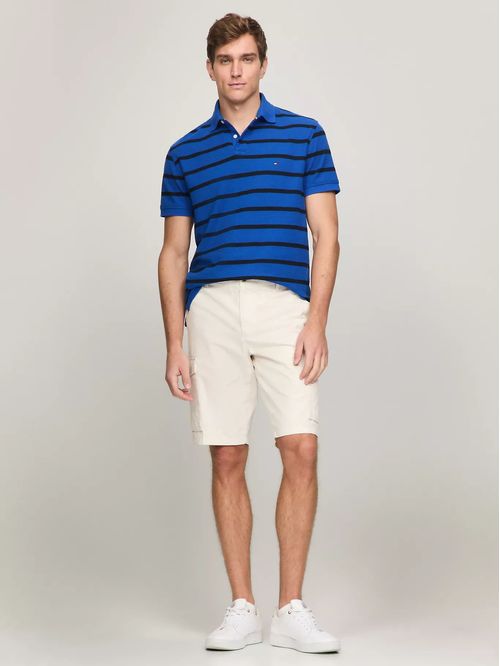 POLO REG FIT REFINED STRIPE POLO