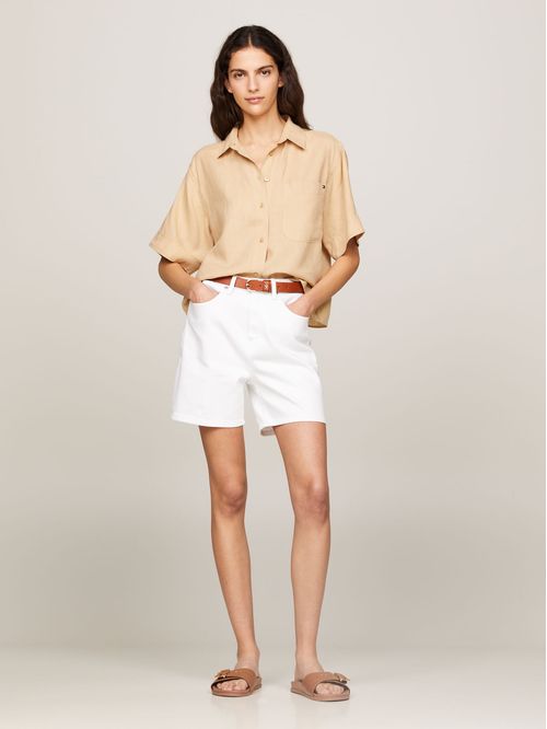 BLUSA LINEN SS SHIRT TH