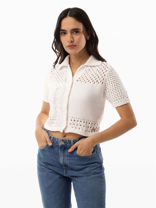 SWEATER TJW FLAG SS POLO SWEATER