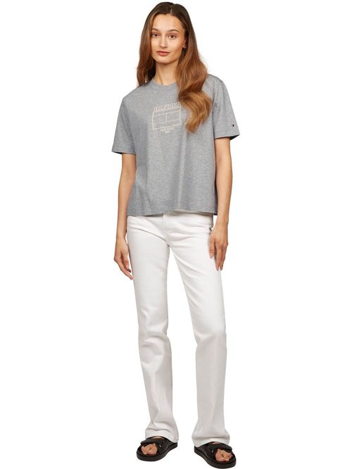 CAMISETA  MDRN OUTLINE FLAG C-NK TEE TH