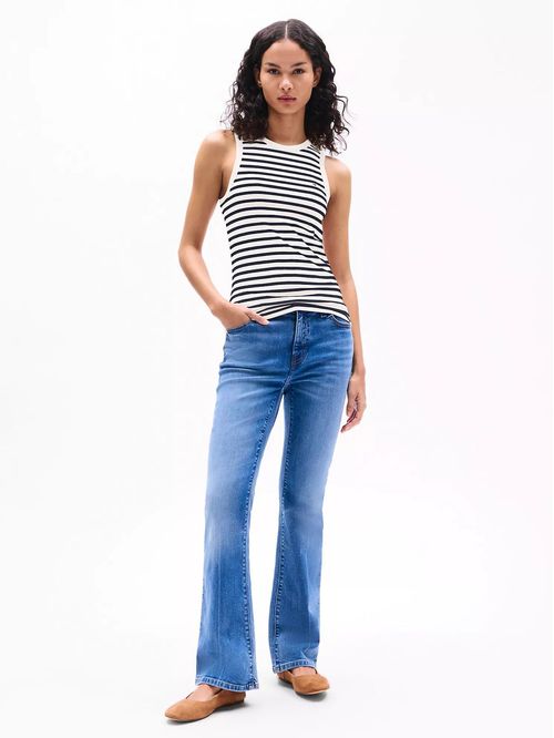 TOP W SLIM 5X2 RIB TANK TOP NS STP