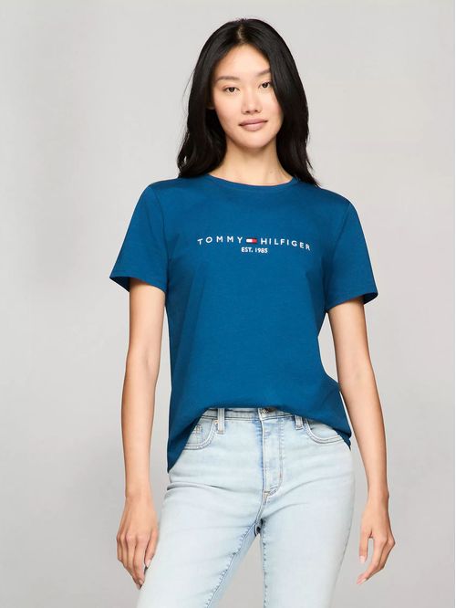 CAMISETA W TH ESS HILFIGER C-NK TEE SS TH