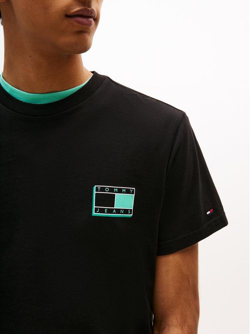 CAMISETA TJM SLIM POP COLOR FLAG TEE EX