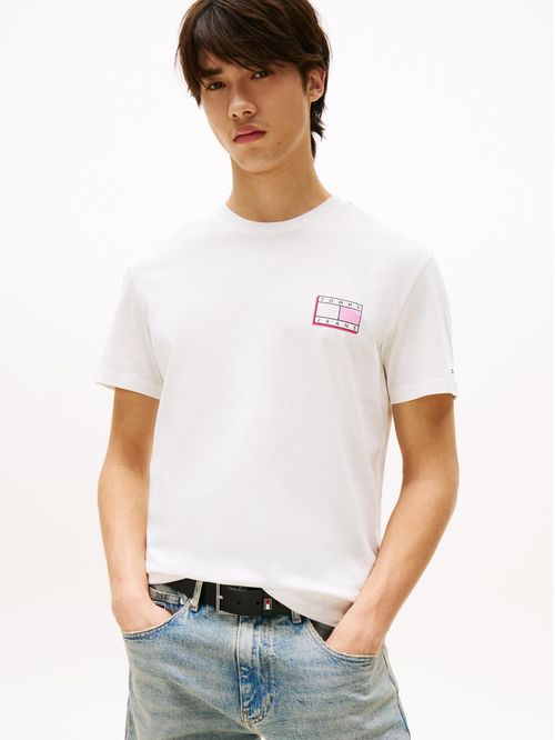 CAMISETA TJM SLIM POP COLOR FLAG TEE EX