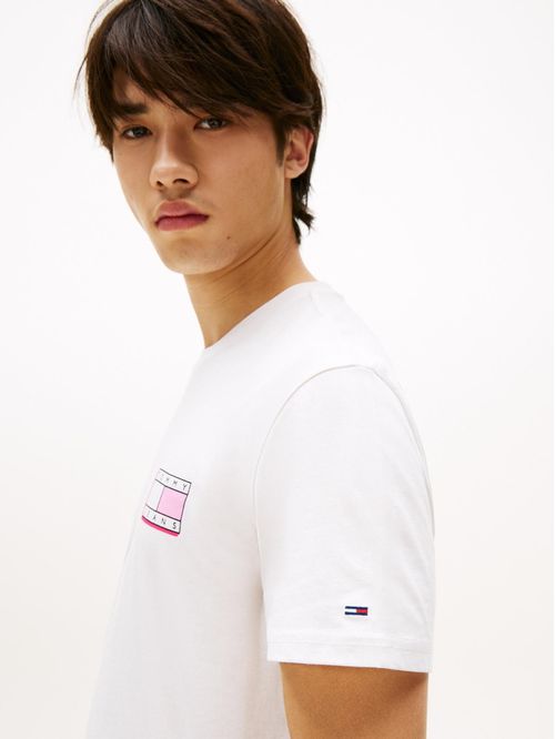 CAMISETA TJM SLIM POP COLOR FLAG TEE EX