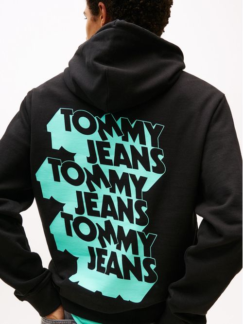 SWEATSHIRT TJM STACK BACK LOGO HOODIE EXT