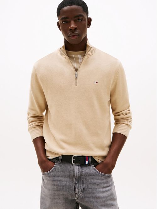 SWEATER TJM SLM ESS LIGHT + ZIP SWTR E