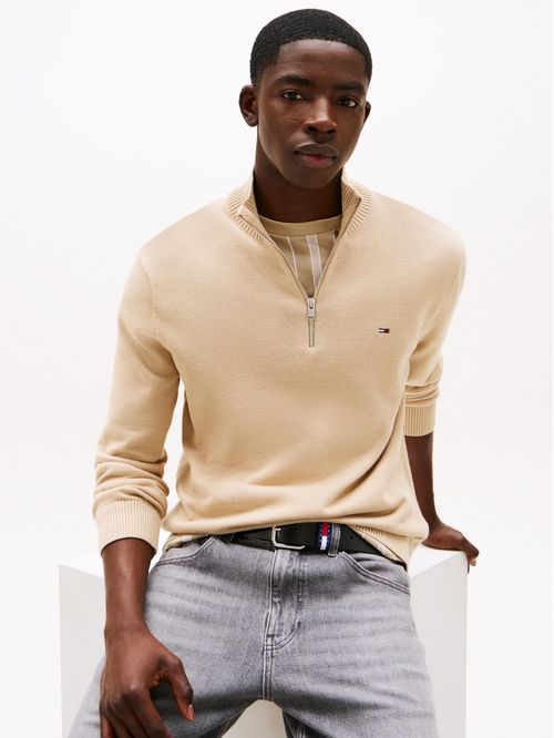 SWEATER TJM SLM ESS LIGHT + ZIP SWTR E